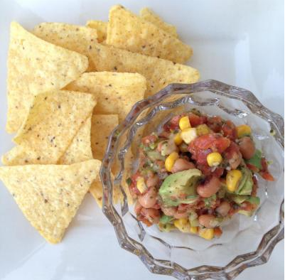 Black Eyed Pea and Corn Salsa