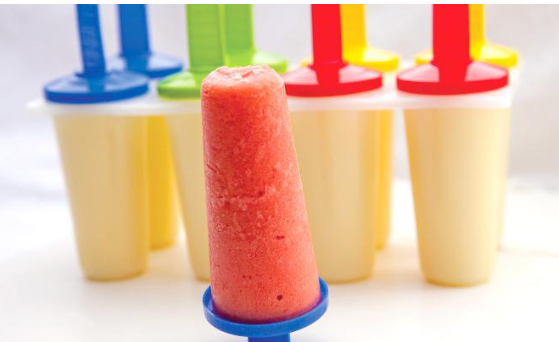 Strawberry Limeade Popsicles